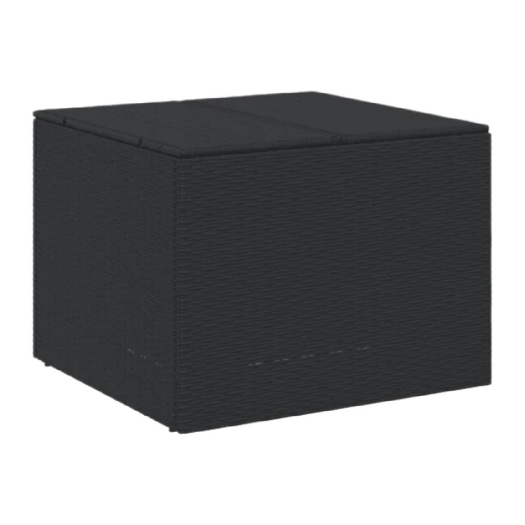 Storage Cube for Living Room in Black Polypropylene - 40 x 40 x 40