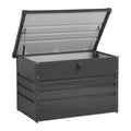 Storage trunk for outdoor use in metal - 80 x 40 x 50